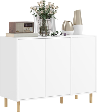 Credenza Moderna con 2 Armadietti a 3 Ripiani, Mob