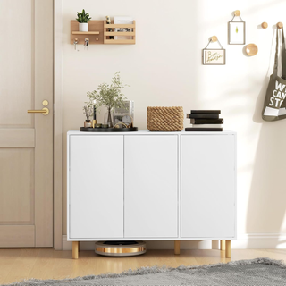 Credenza Moderna con 2 Armadietti a 3 Ripiani, Mob