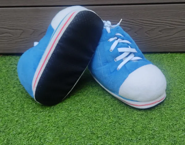 Pantuflas Unisex Azul y Blanco