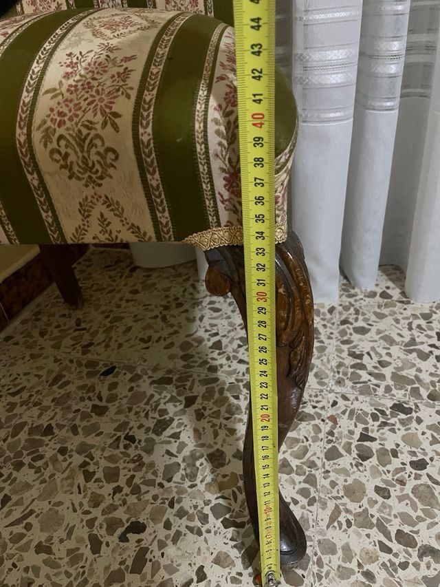 Juego de 2 Sillas Tapizadas Madera