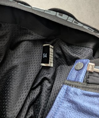 Pantalón moto cuero Dainese