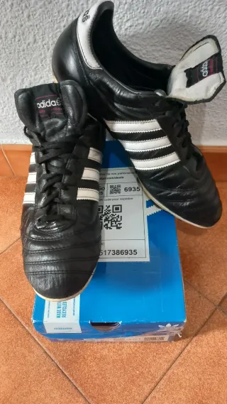Botas de fútbol Adidas Kaiser Negras Talla