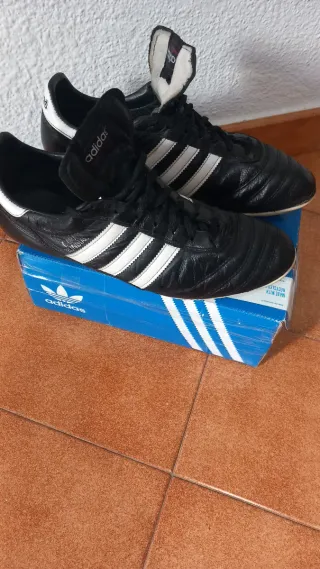 Botas de fútbol Adidas Kaiser Negras Talla