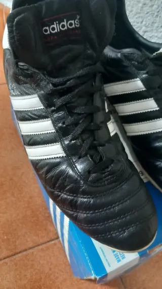 Botas de fútbol Adidas Kaiser Negras Talla