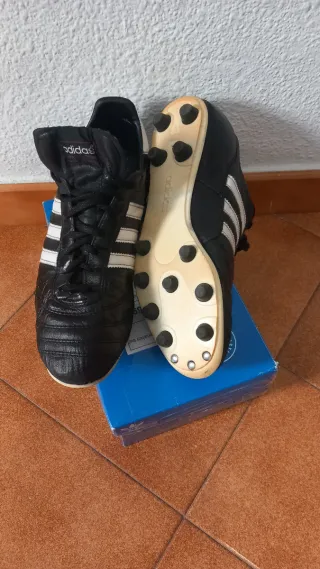 Botas de fútbol Adidas Kaiser Negras Talla