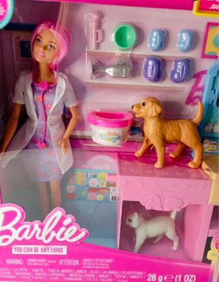 Barbie Veterinaria + Clínica veterinaria + Animale