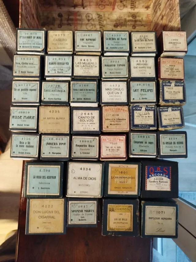 Colección Discos Pianola Flamenco Tango