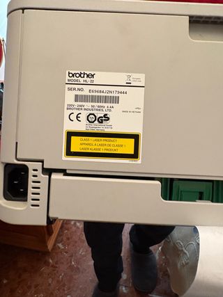 Impresora Brother gris