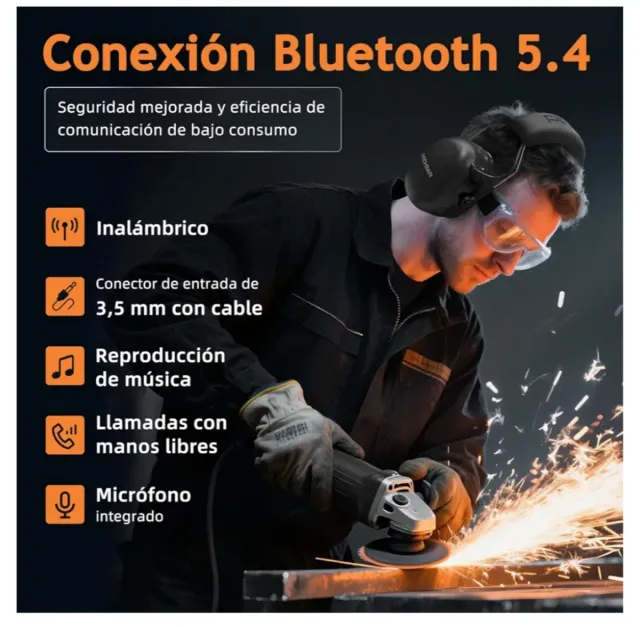 Protector Auditivo PROHEAR EM037 Bluetooth