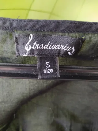 Blusa camisa negra mujer encaje tul