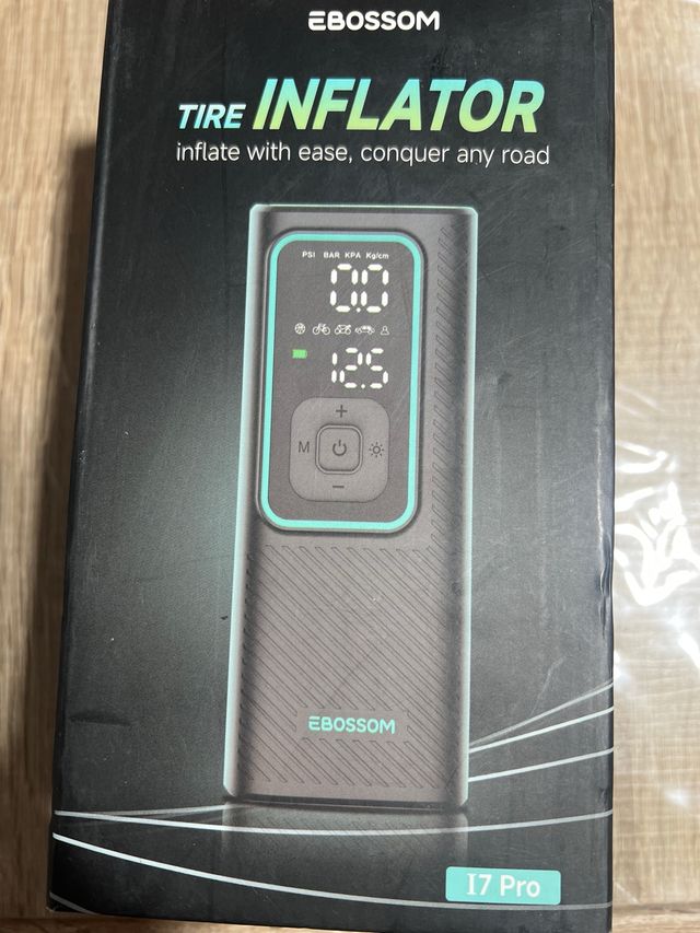 Inflador Portátil EBOSSOM 10,3Bar USB-C