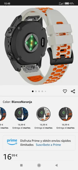 Correas 20/22mm Quick Fit.