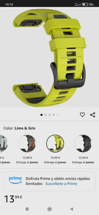 Correas 20/22mm Quick Fit.