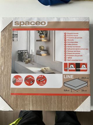 2 Estanterías de pared Spaceo