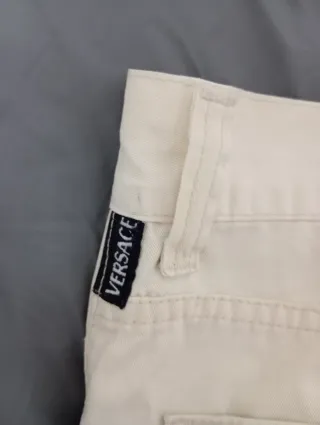 Pantalón Versace Beige Vintage Original