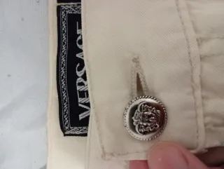 Pantalón Versace Beige Vintage Original