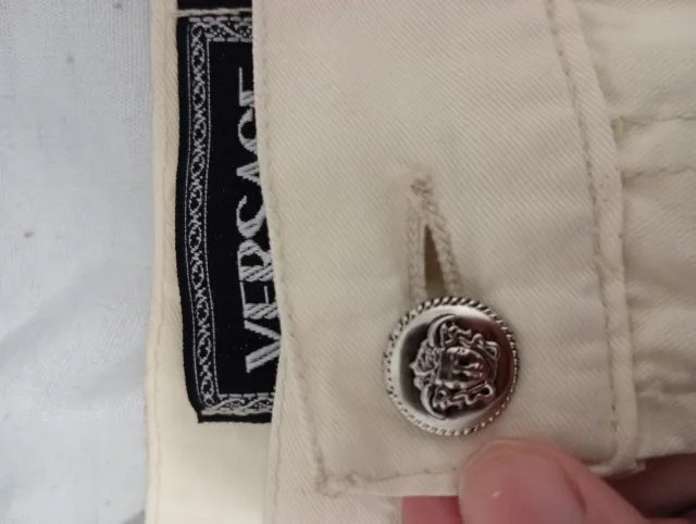 Pantalón Versace Beige Vintage Original