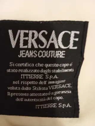 Pantalón Versace Beige Vintage Original