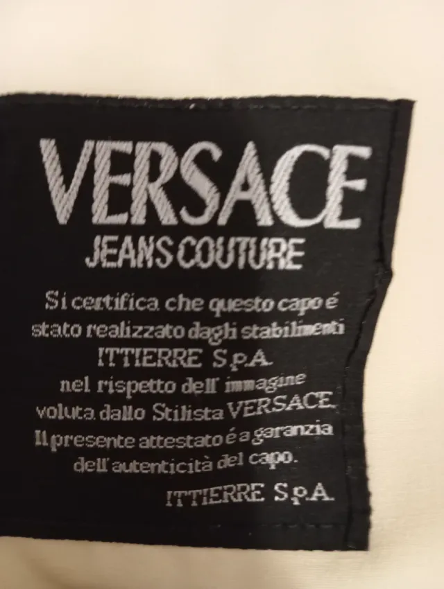 Pantalón Versace Beige Vintage Original