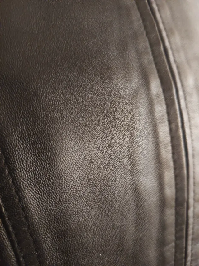 Cazadora cuero genuino El Corte Inglés mujer