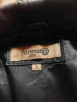 Cazadora cuero genuino El Corte Inglés mujer