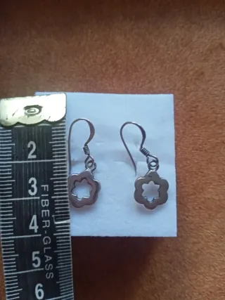 Pendientes Plata 925 Flor