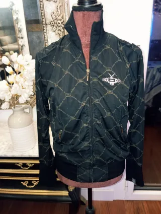 Sudadera mujer negra y rosa