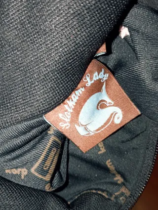 Sudadera mujer negra y rosa