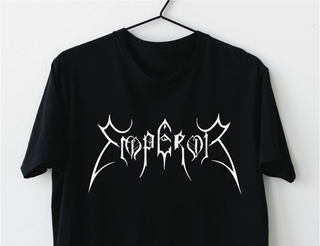 Camiseta Emperor Unisex Algodon Negro Black Metal