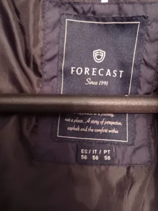 Chaqueta acolchada Forecast azul marino