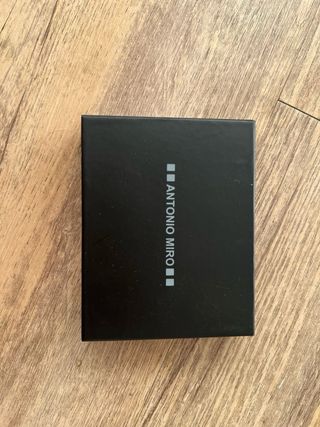 Tarjetero Billetera Antonio Miro Negro Nuevo Caja