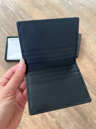 Tarjetero Billetera Antonio Miro Negro Nuevo Caja