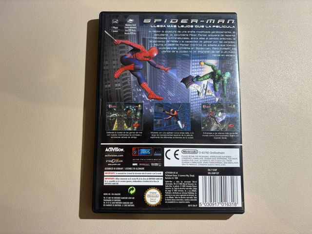Spider-Man GameCube PAL Completo Manual