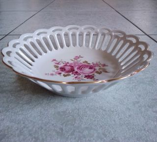 Centrotavola porcellana traforata