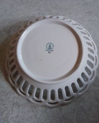 Centrotavola porcellana traforata