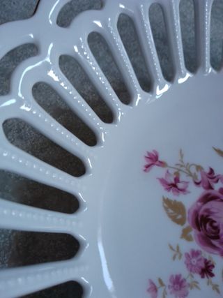 Centrotavola porcellana traforata