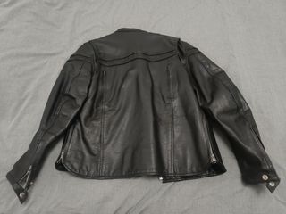 Cazadora cuero motero