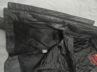 Cazadora cuero motero