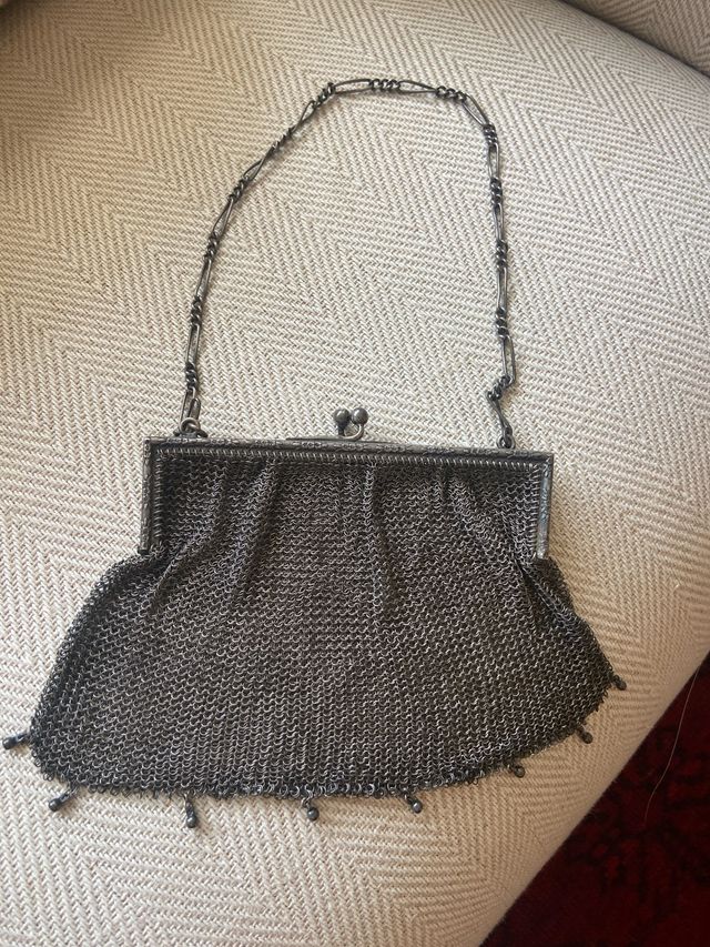 Bolso de plata antiguo