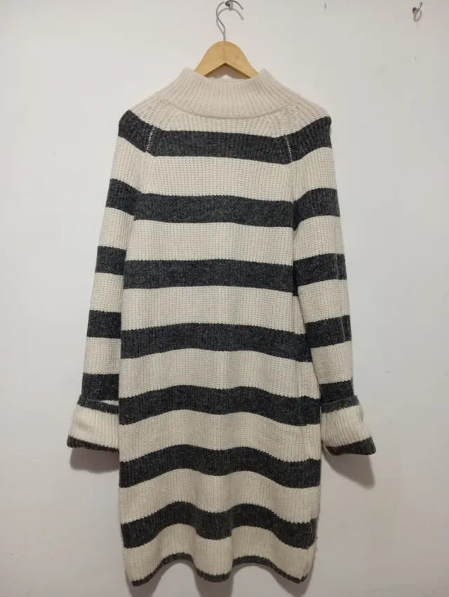 Vestido de punto H&M rayas invierno