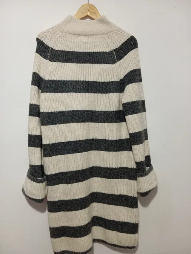 Vestido de punto H&M rayas invierno