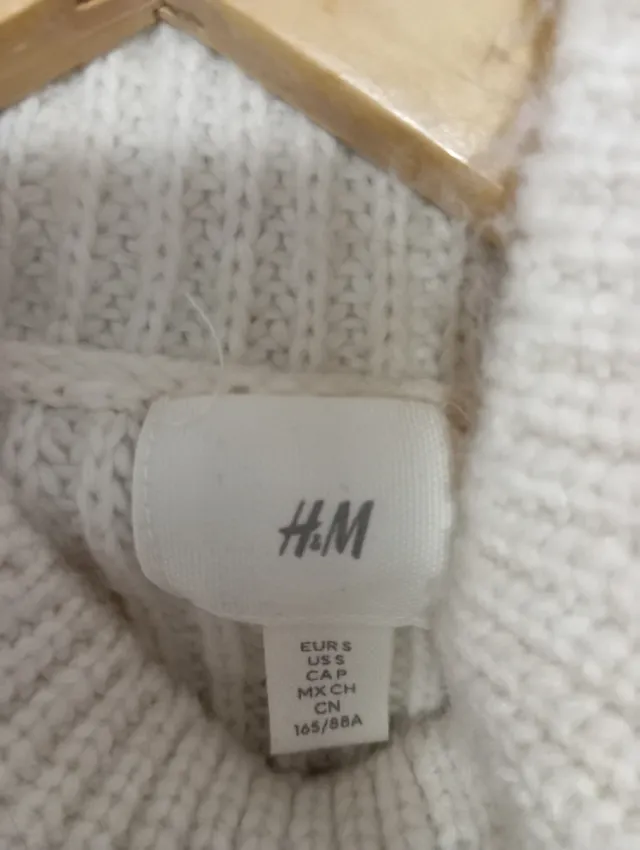 Vestido de punto H&M rayas invierno