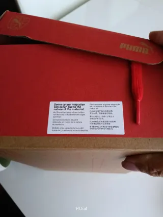 Zapatillas Puma Mujer Verde Naranja Blanca