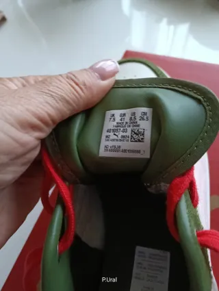 Zapatillas Puma Mujer Verde Naranja Blanca