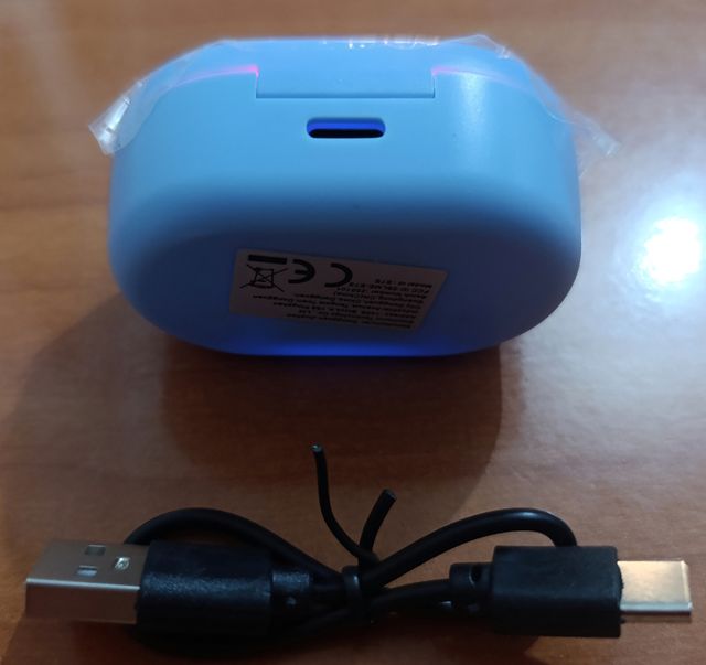 Auriculares Inalámbricos Bluetooth Celeste