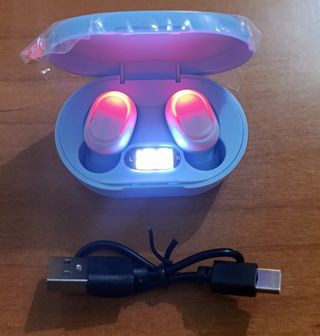 Auriculares Inalámbricos Bluetooth Celeste