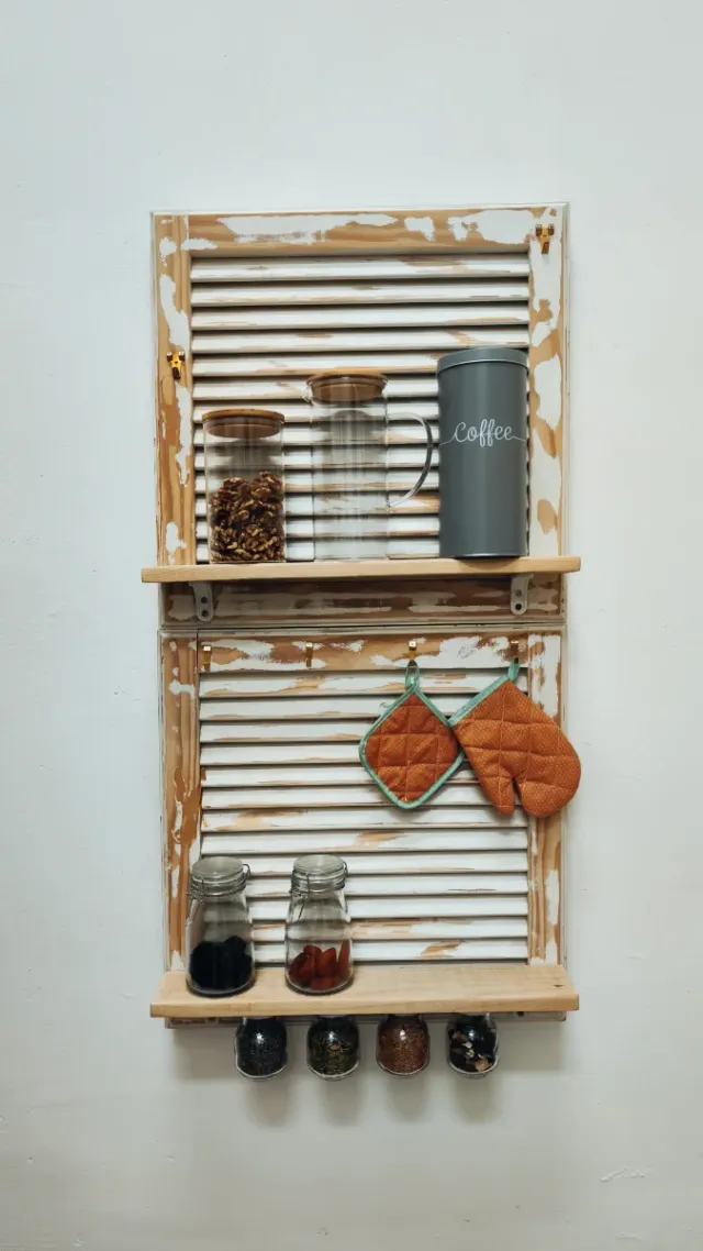 Estantería persiana vintage