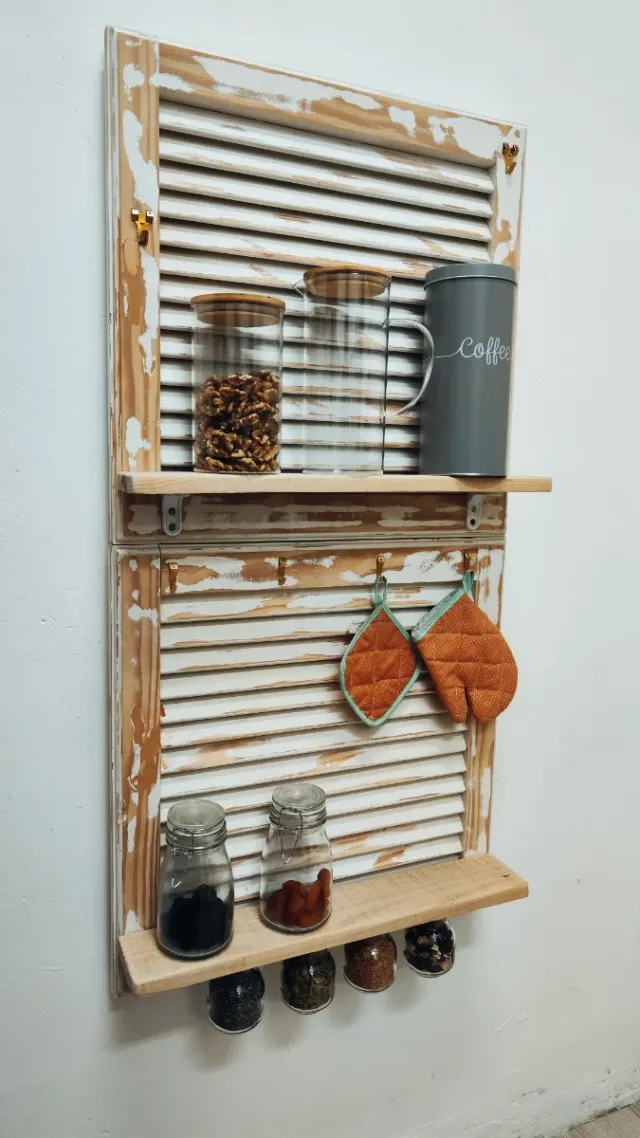 Estantería persiana vintage