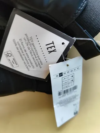 Botines negros talla 37