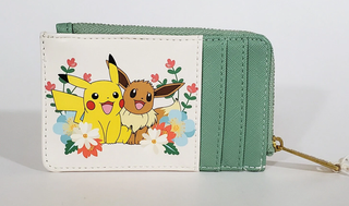 Loungefly Tarjetero Pikachu Eevee Floral